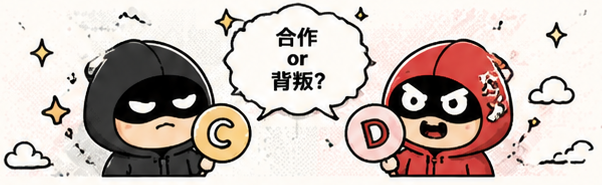 合作与背叛的两位匿名角色